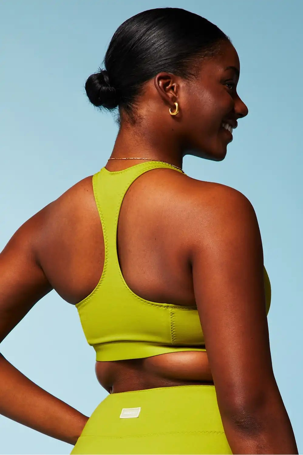 High Tide Zip-Front Swim Top Secondary image