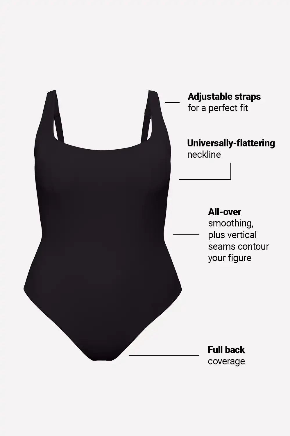 Shaping Swim Luxe Waist Cinching One Piece