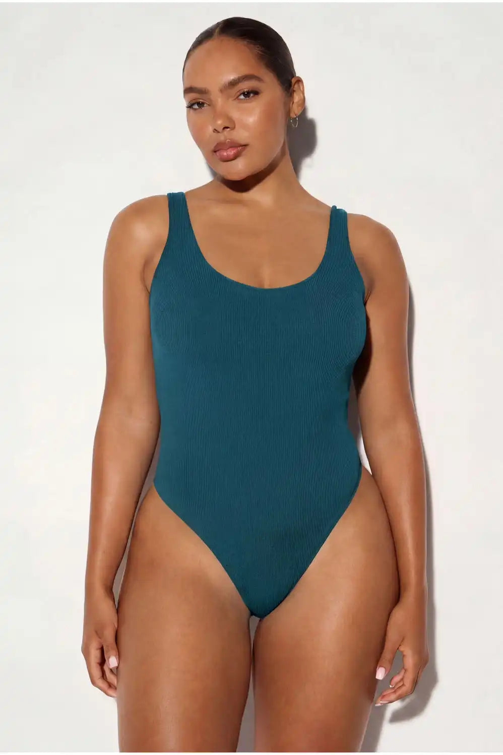Textured Scoop One-Piece Swimsuit Main image