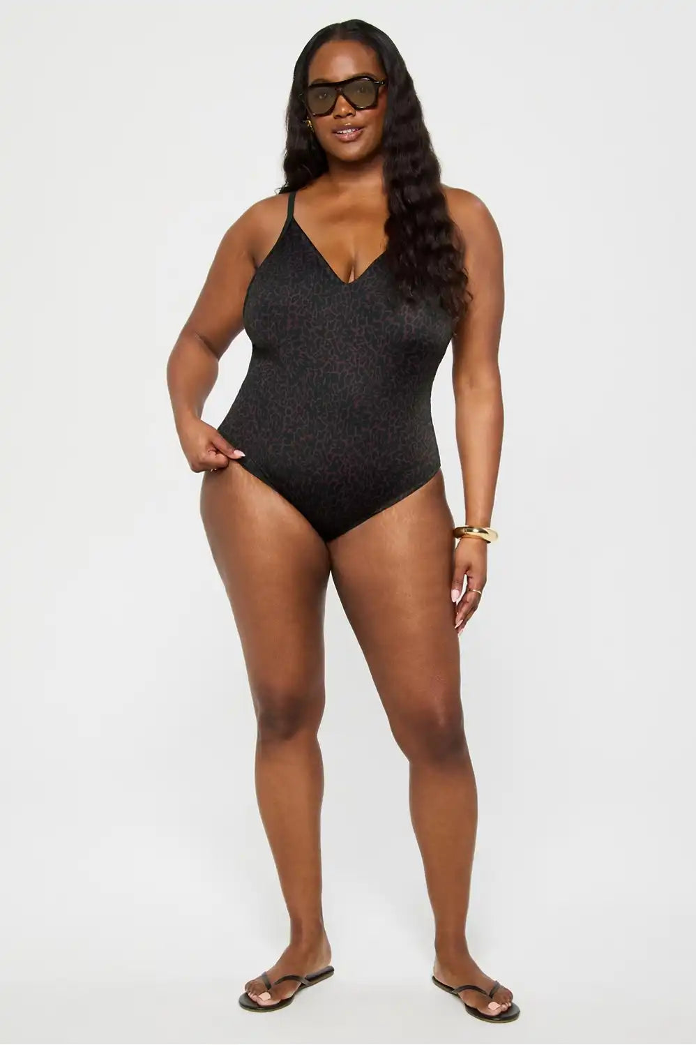 Cross Back One-Piece Swimsuit