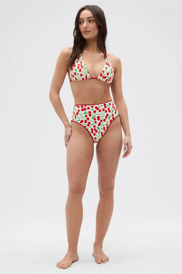 High-Waisted Swim Bottom