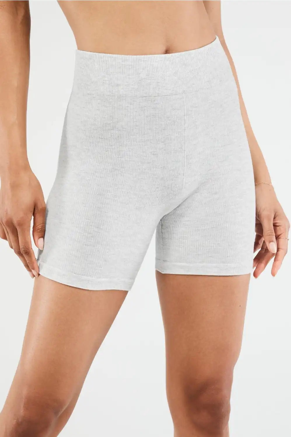 High-Waisted Seamless Rib Short