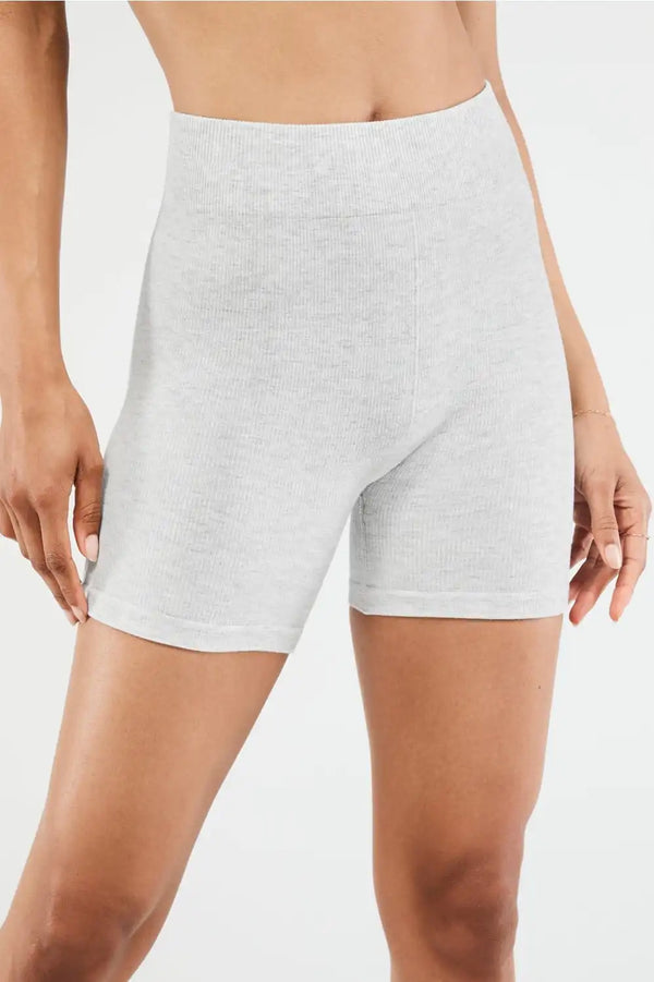 High-Waisted Seamless Rib Short