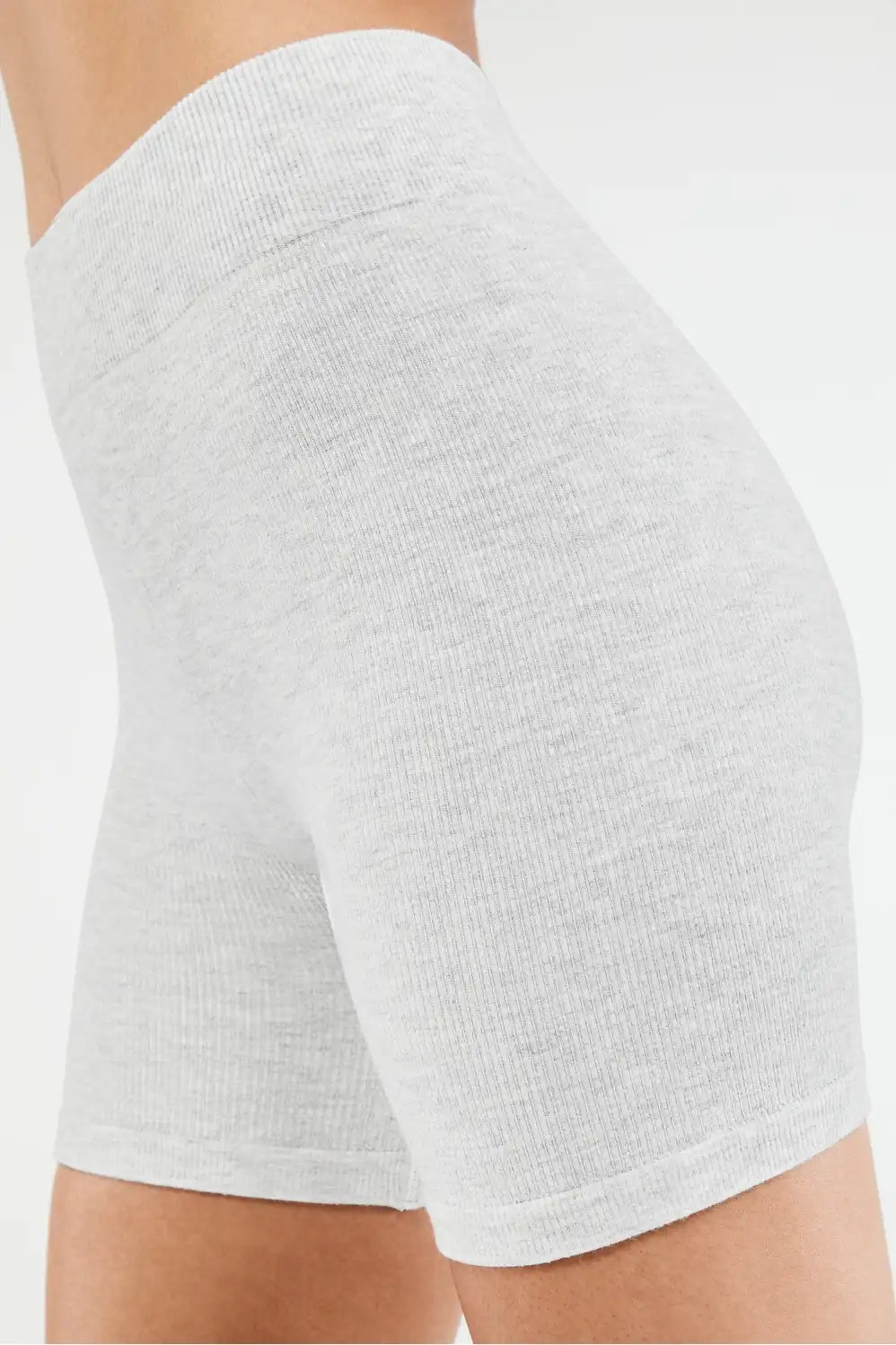High-Waisted Seamless Rib Short