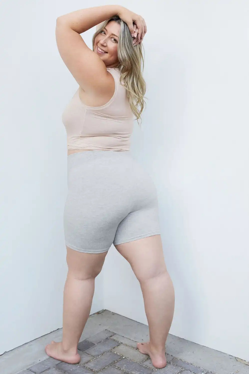 High-Waisted Seamless Rib Short