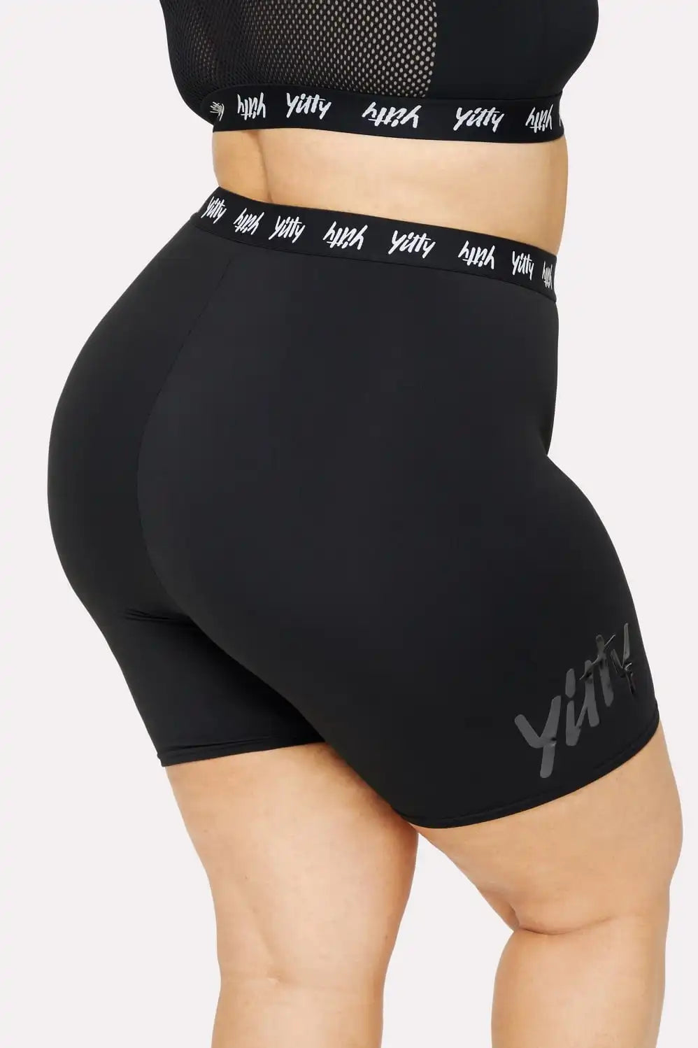 Major Label Shaping High Waist Logo Short