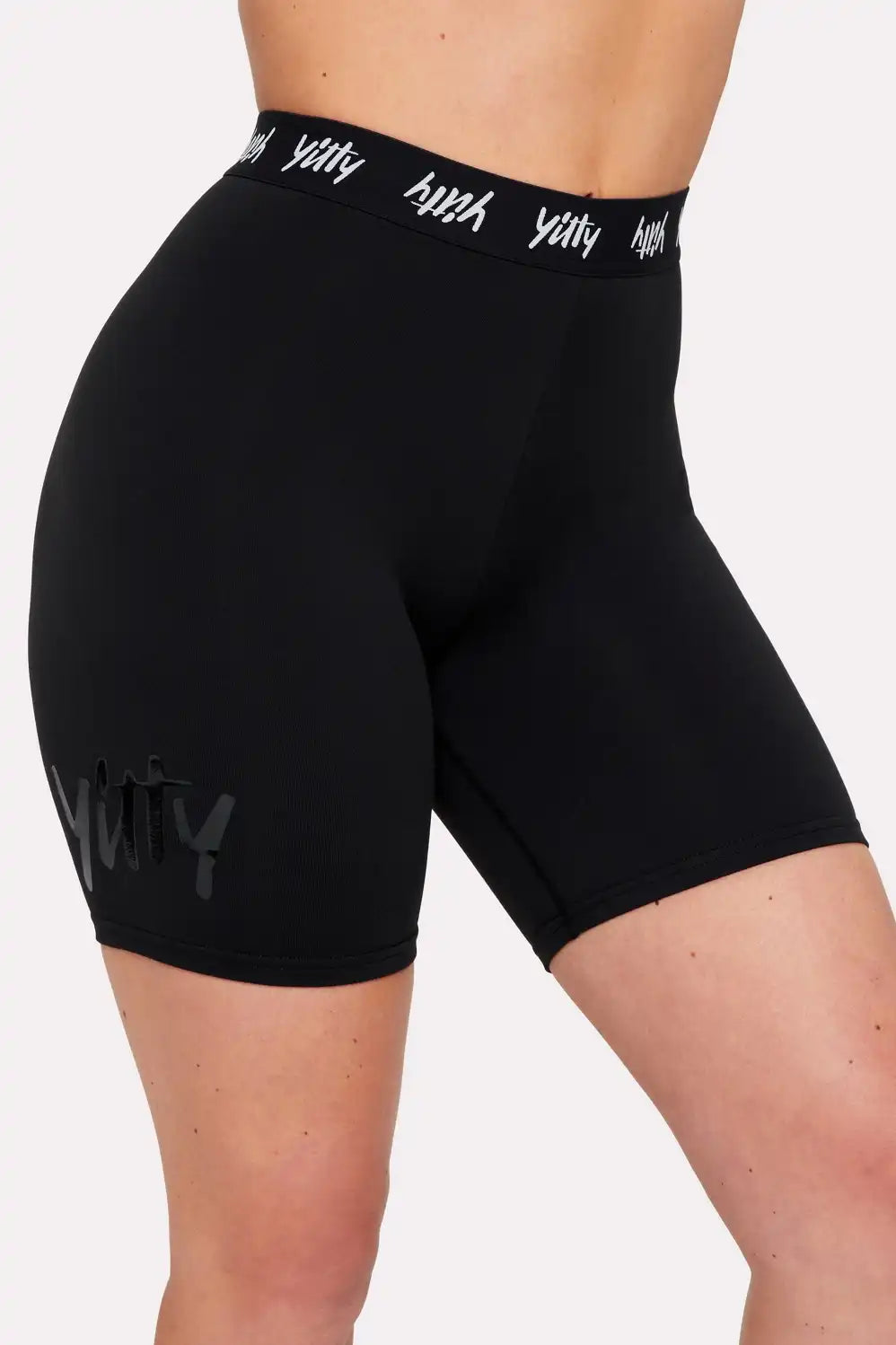 Major Label Shaping High Waist Logo Short