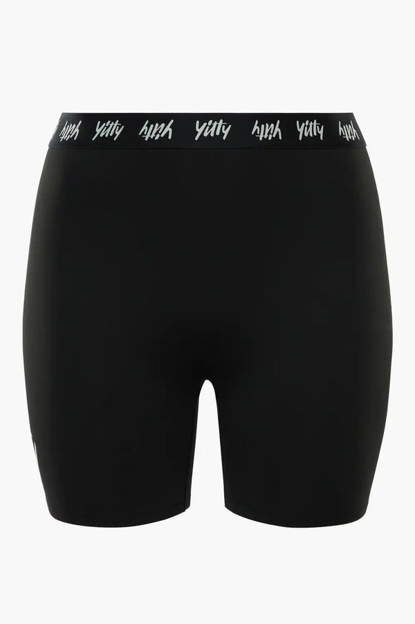 Major Label Shaping High Waist Logo Short