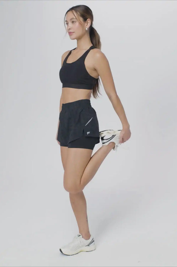 2-In-1 Reflective Run Short 2''