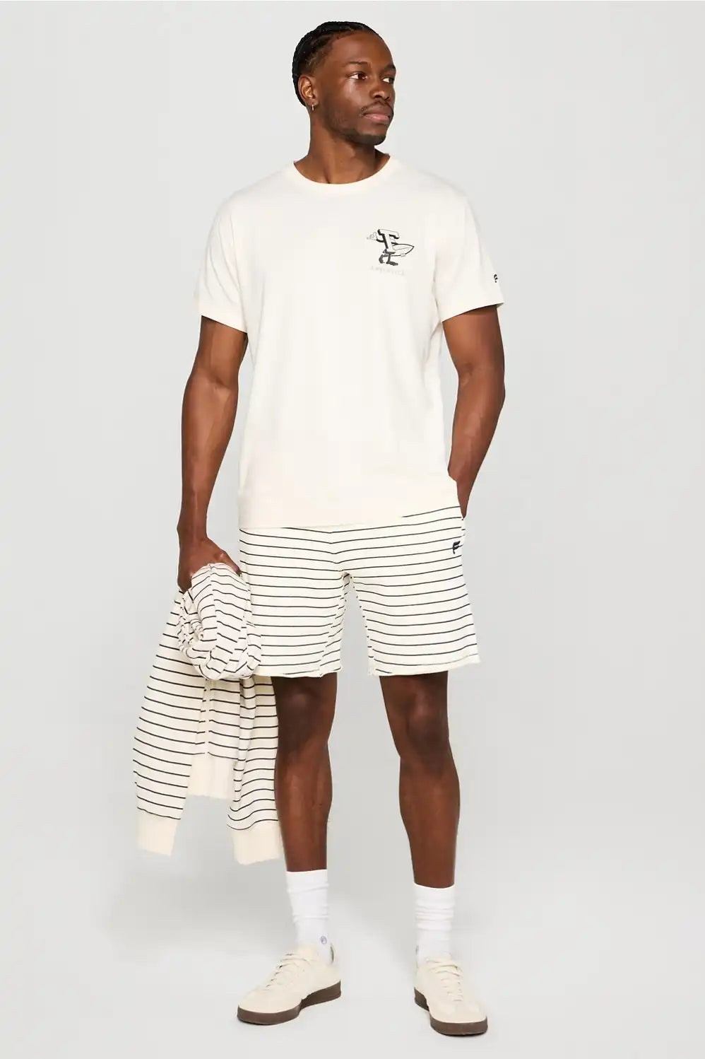 The Year Round Terry Raw Edge Short
