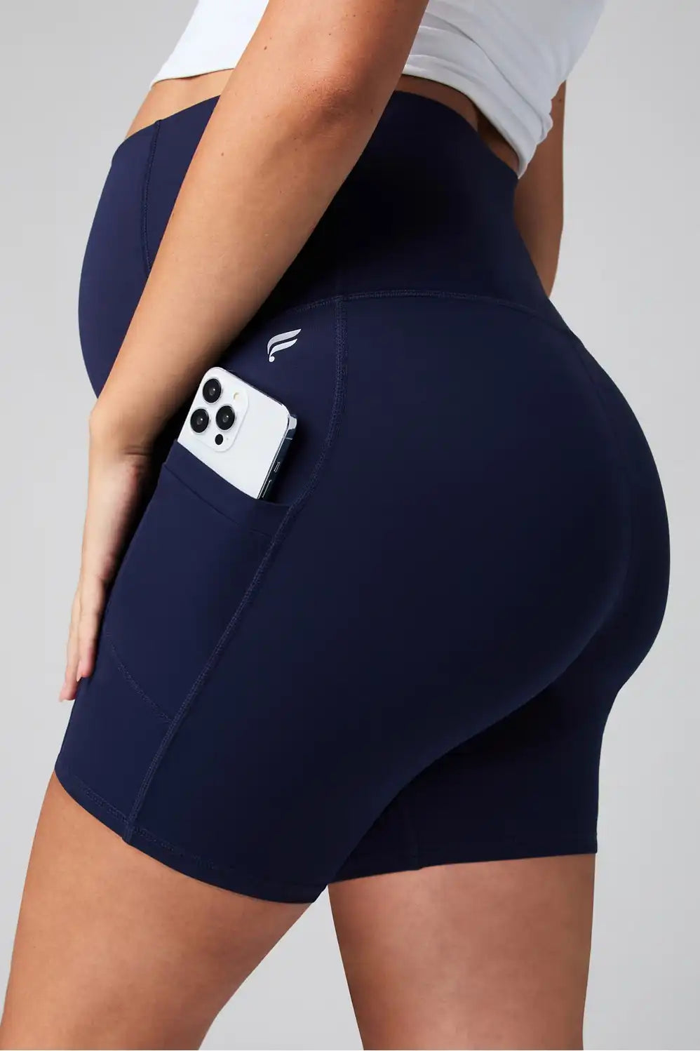 PureLuxe High-Waisted Maternity 6'' Short Main image