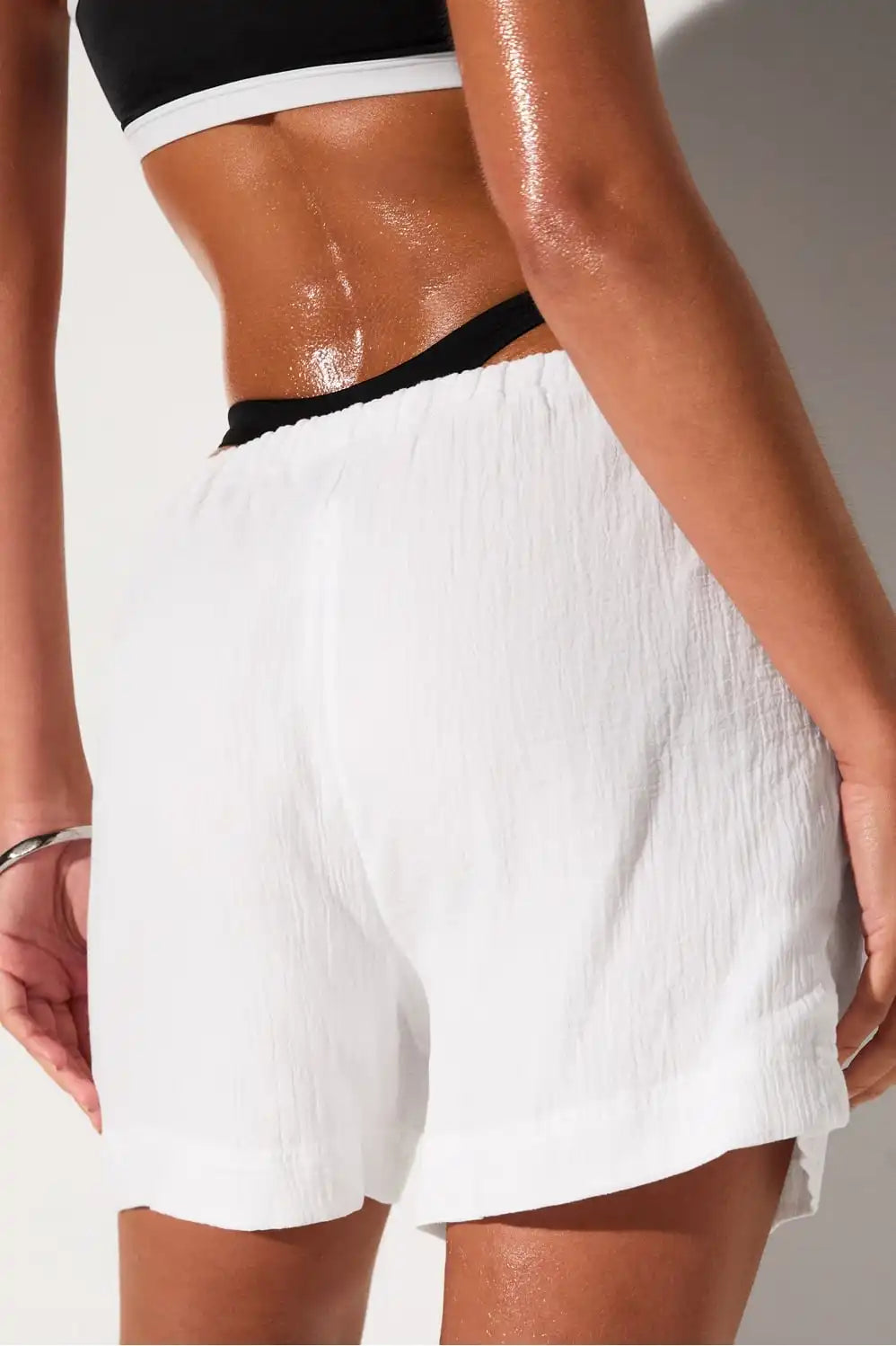 Cotton Voile Drawstring Short