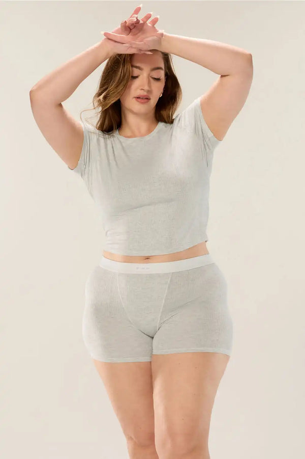 Luxe360 Rib Shorts 4"