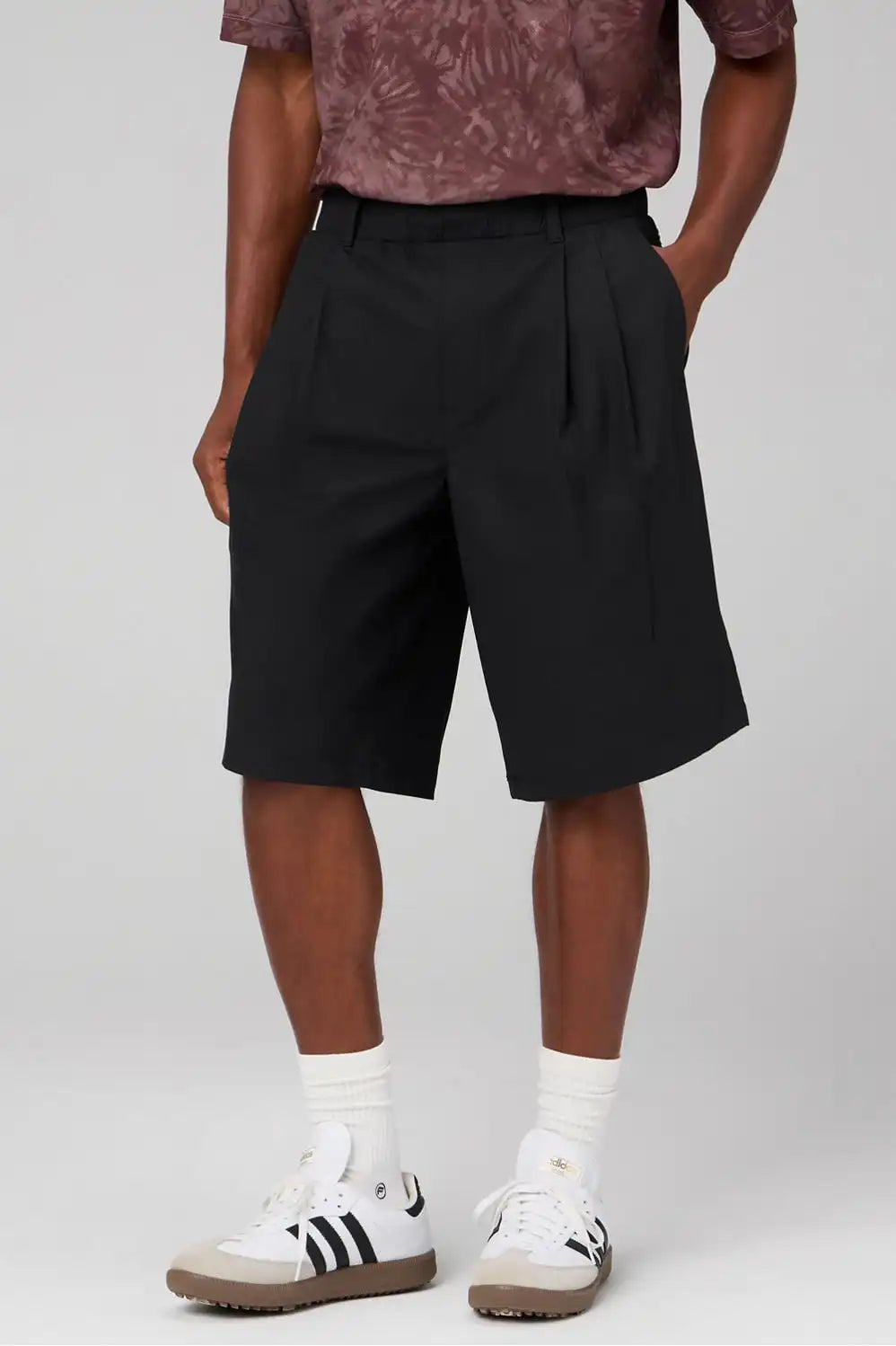 The Don Pleated Pull-On Long Short