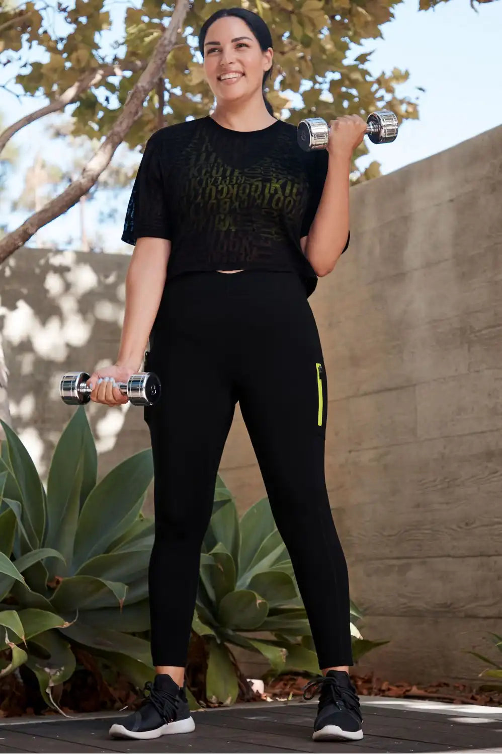 Alivia Short-Sleeve Tee Burnout Tee
