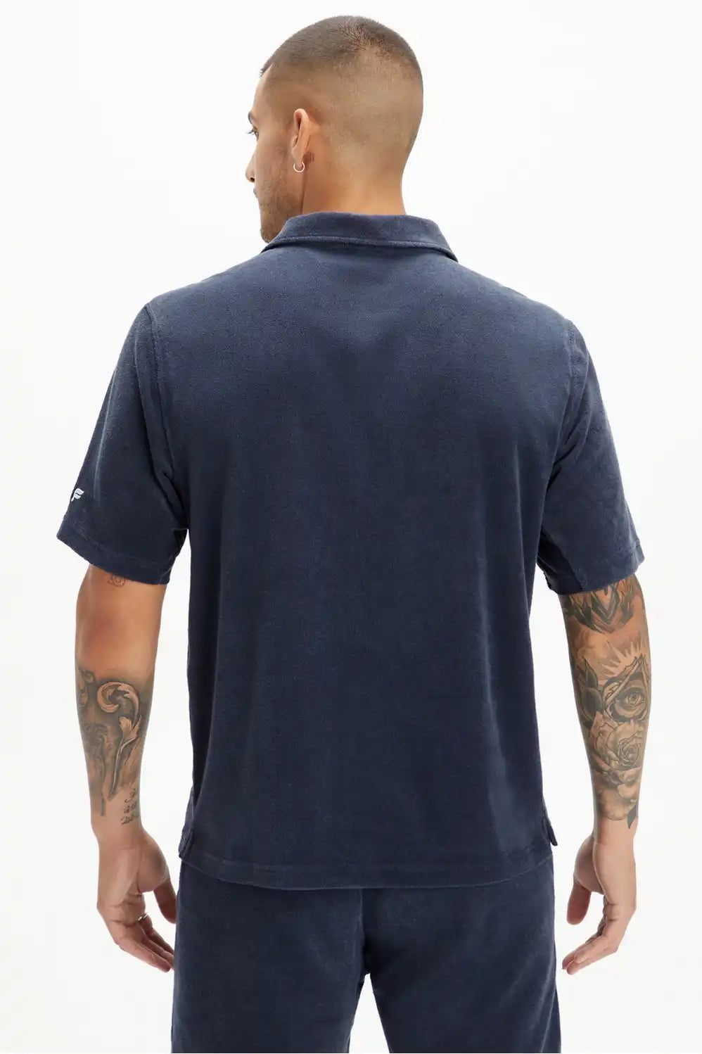 The Island Terry Button Up