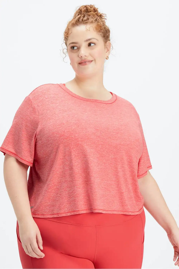 Dry-Flex Twist Back Short-Sleeve Tee