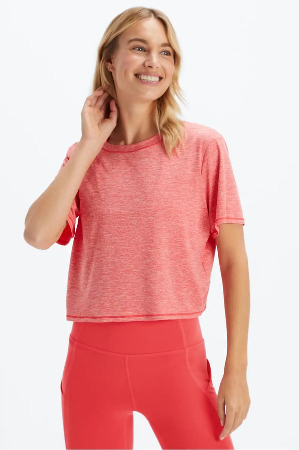 Dry-Flex Twist Back Short-Sleeve Tee