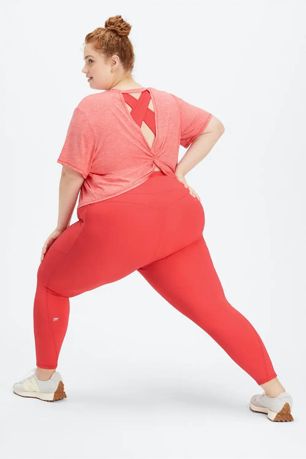 Dry-Flex Twist Back Short-Sleeve Tee