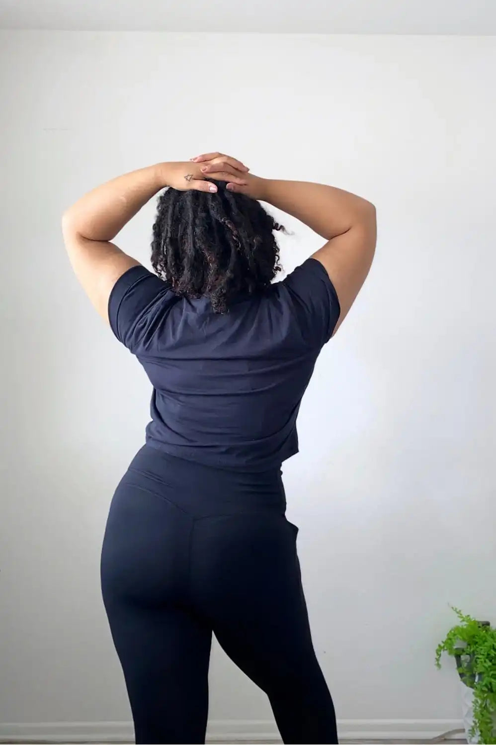 100% Cotton Front-Twist Tee