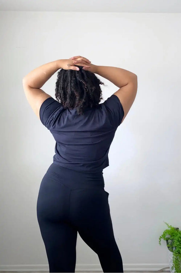 100% Cotton Front-Twist Tee