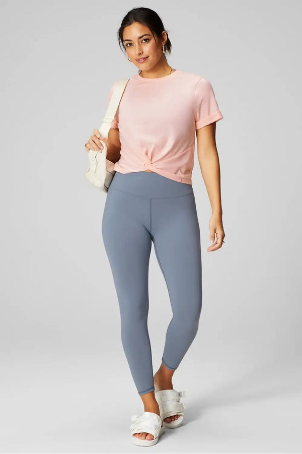100% Cotton Front-Twist Tee