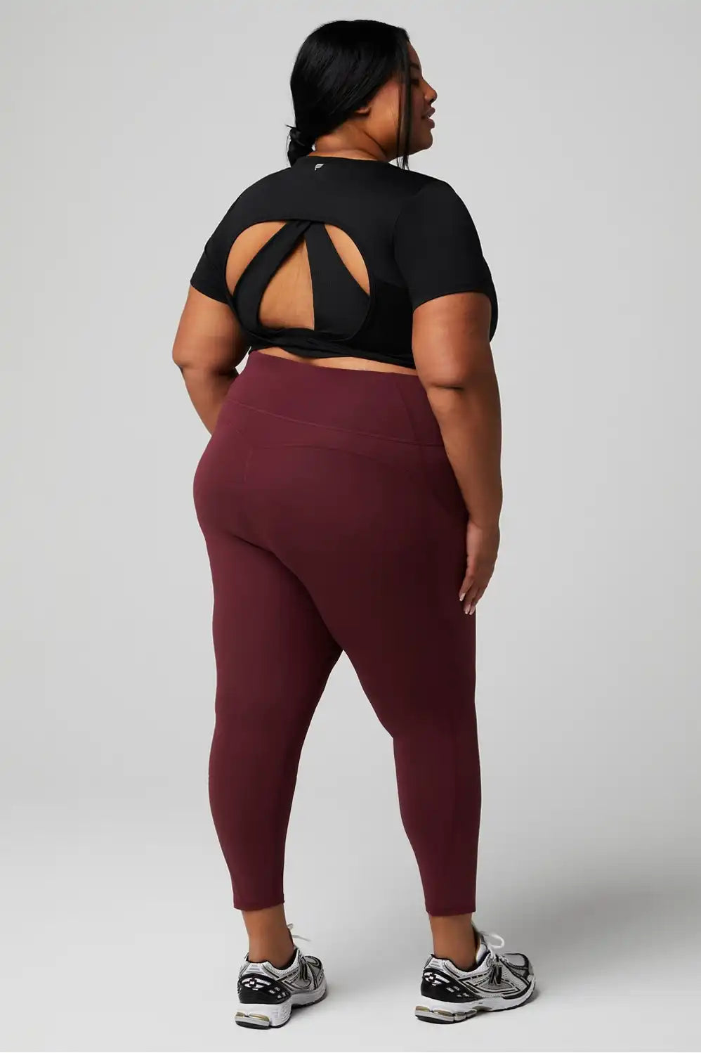 Dry-Flex Open Back Twist Short-Sleeve Tee Secondary image