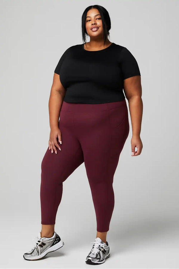 Dry-Flex Open Back Twist Short-Sleeve Tee
