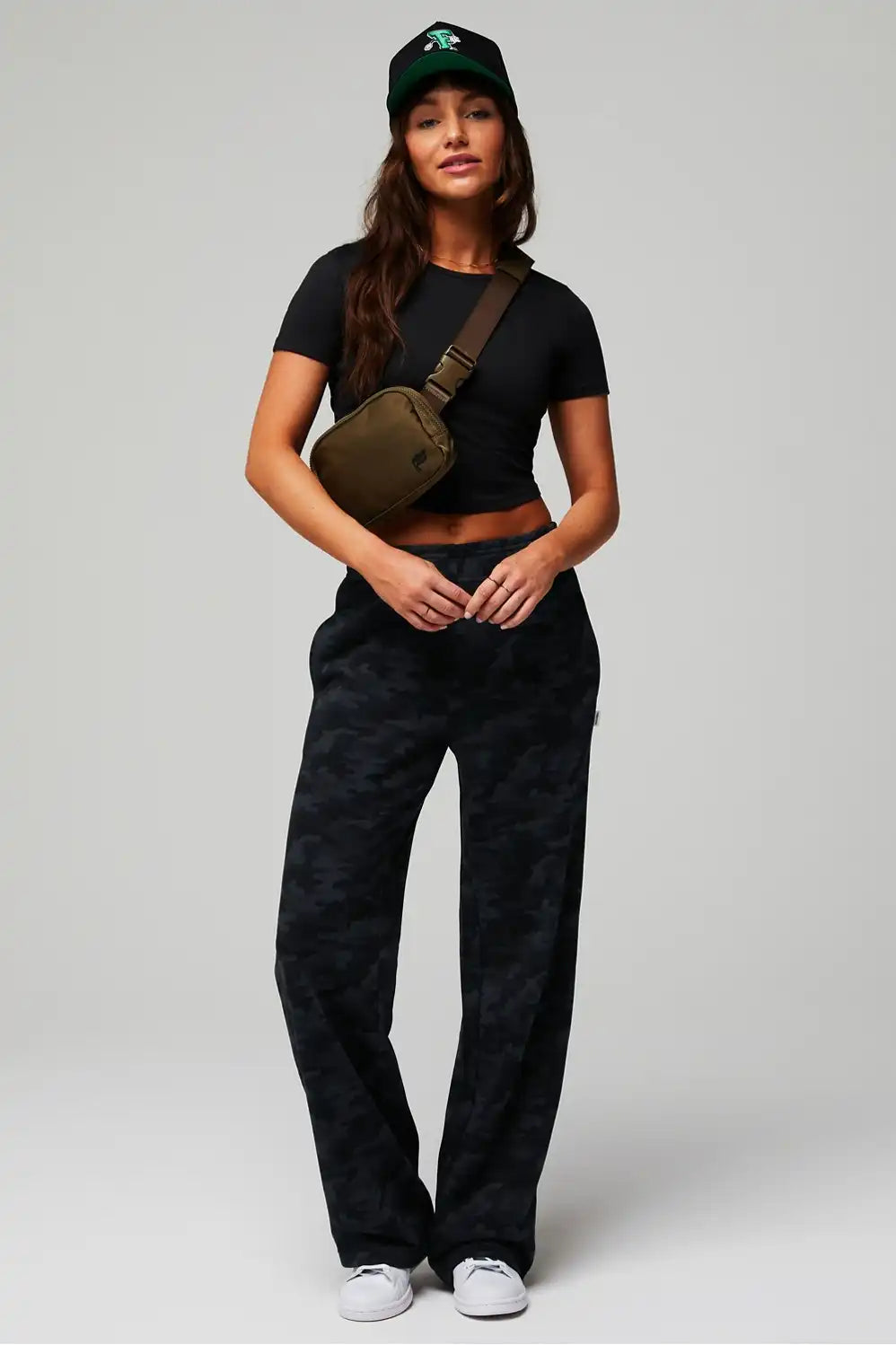 Dry-Flex Open Back Twist Short-Sleeve Tee