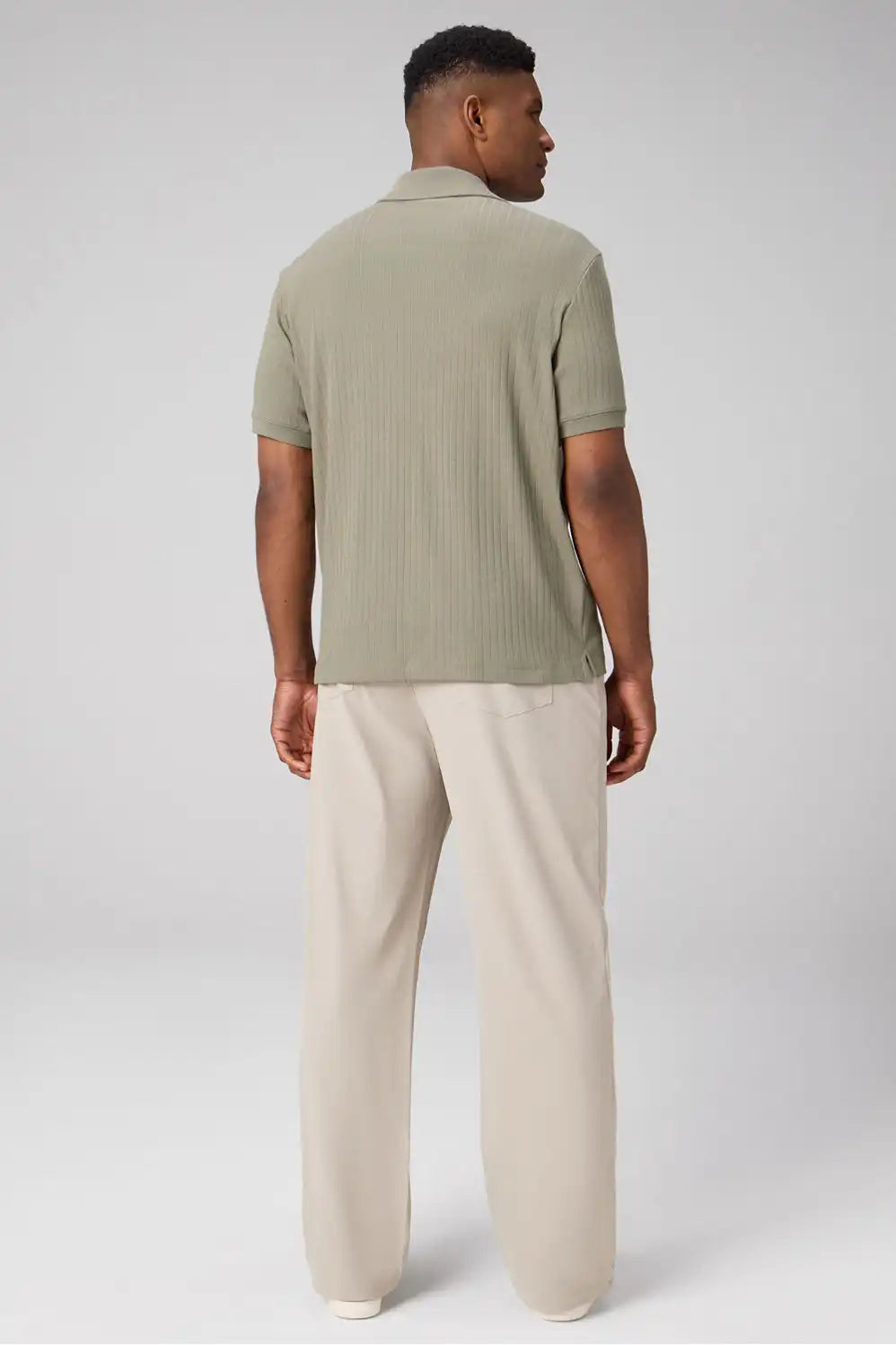 The 24-7 Ribbed Johnny Collar Polo