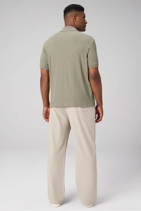 The 24-7 Ribbed Johnny Collar Polo