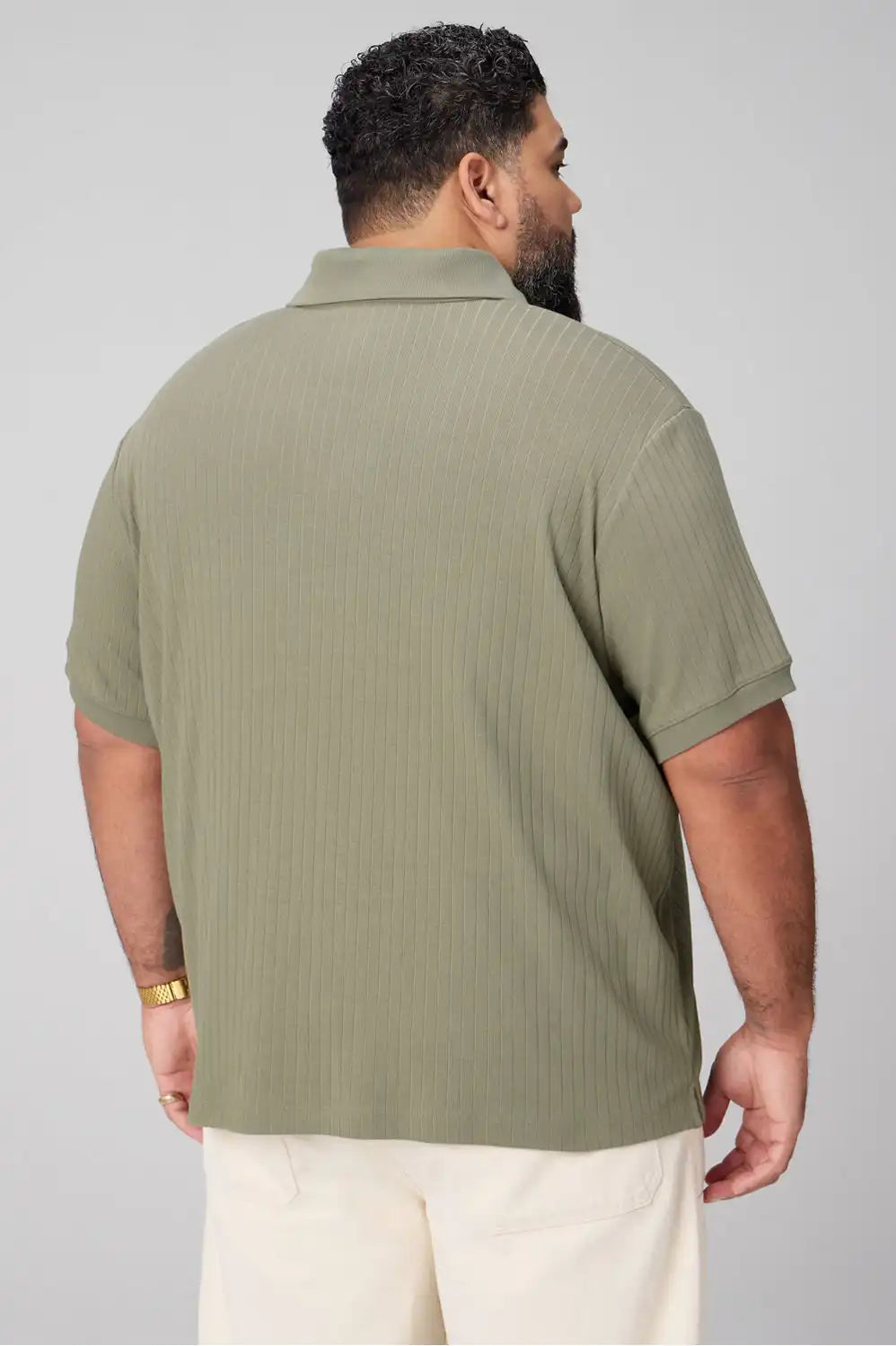 The 24-7 Ribbed Johnny Collar Polo