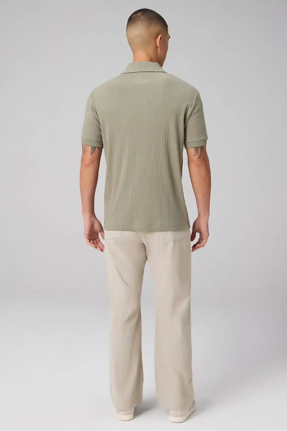 The 24-7 Ribbed Johnny Collar Polo