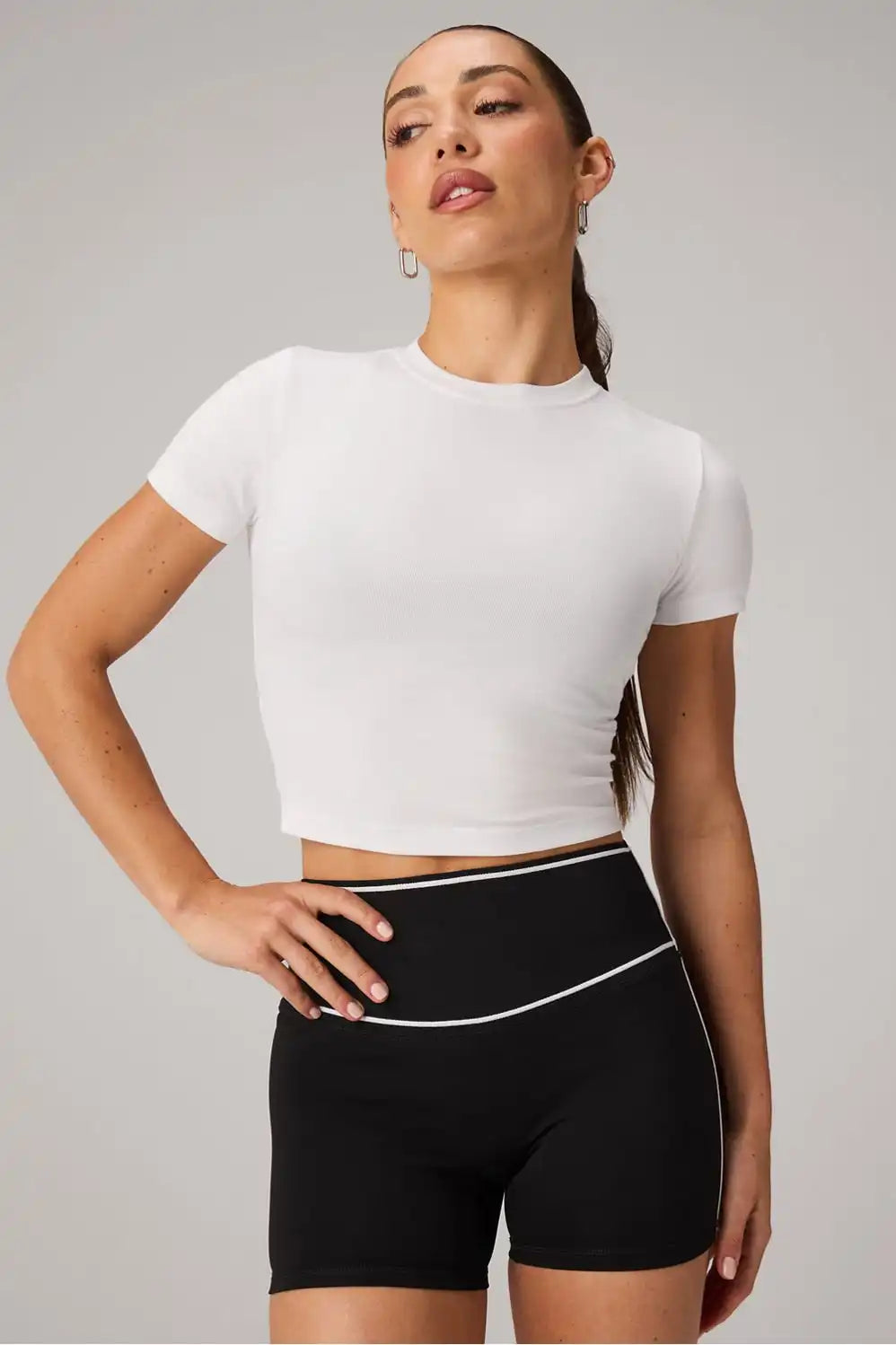 Classic Cotton Cropped Baby Tee Secondary image