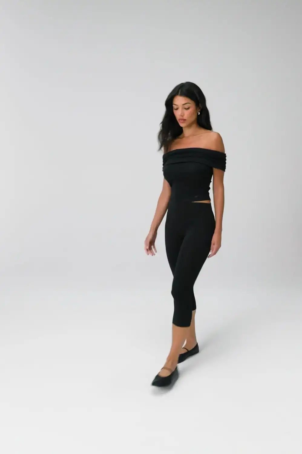 Classic Cotton Off-Shoulder Top
