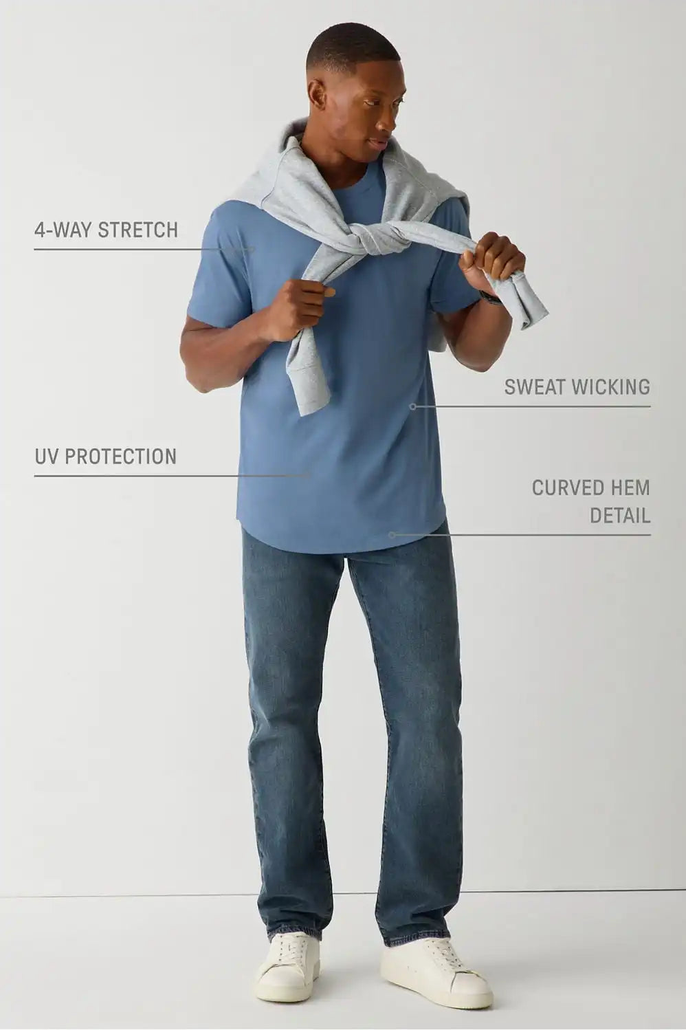 The 24-7 Tee (Curved Hem)