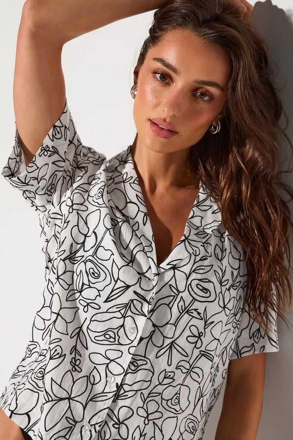 Cotton Voile Resort Shirt