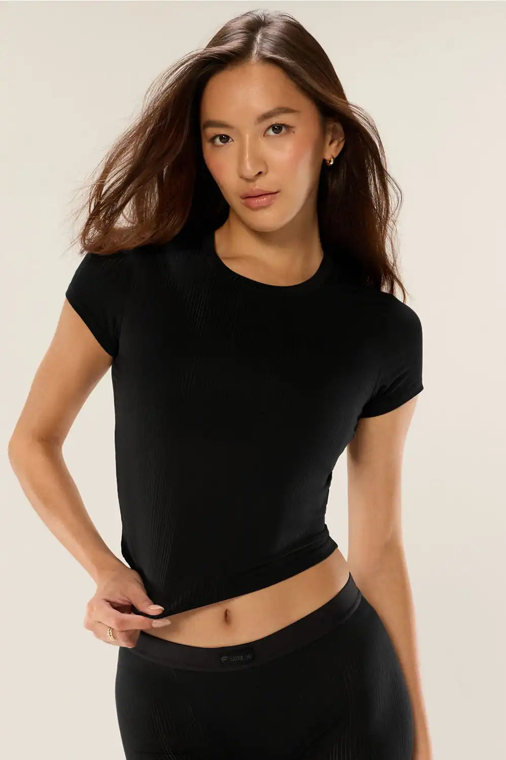 Luxe360 Rib Baby Tee Main image