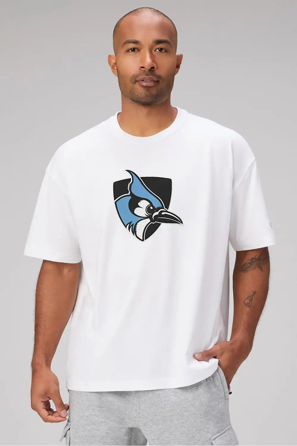 Johns Hopkins University The Effortless Oversized Tee