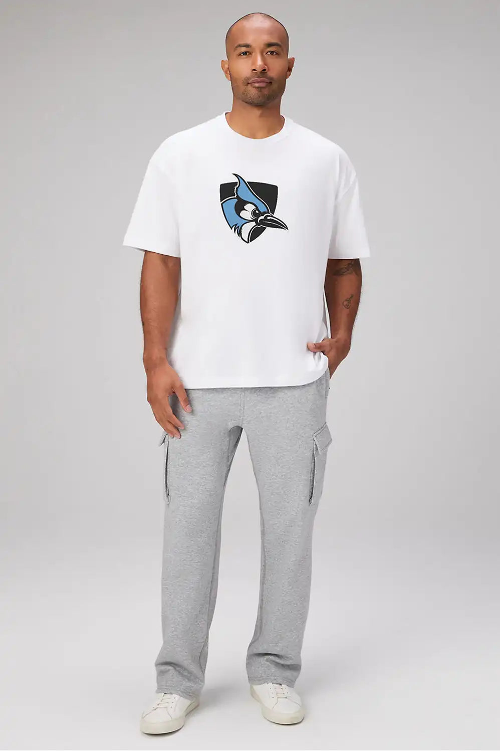 Johns Hopkins University The Effortless Oversized Tee