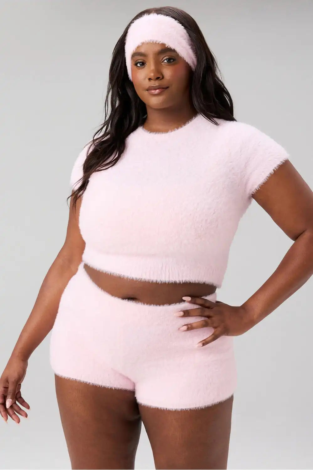 Flutter Knit Cropped Baby Tee