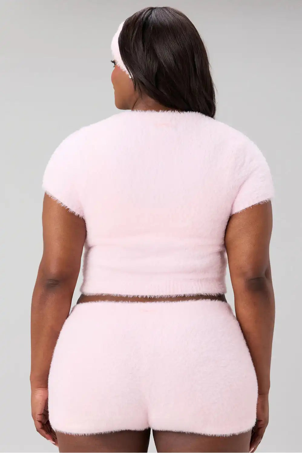 Flutter Knit Cropped Baby Tee