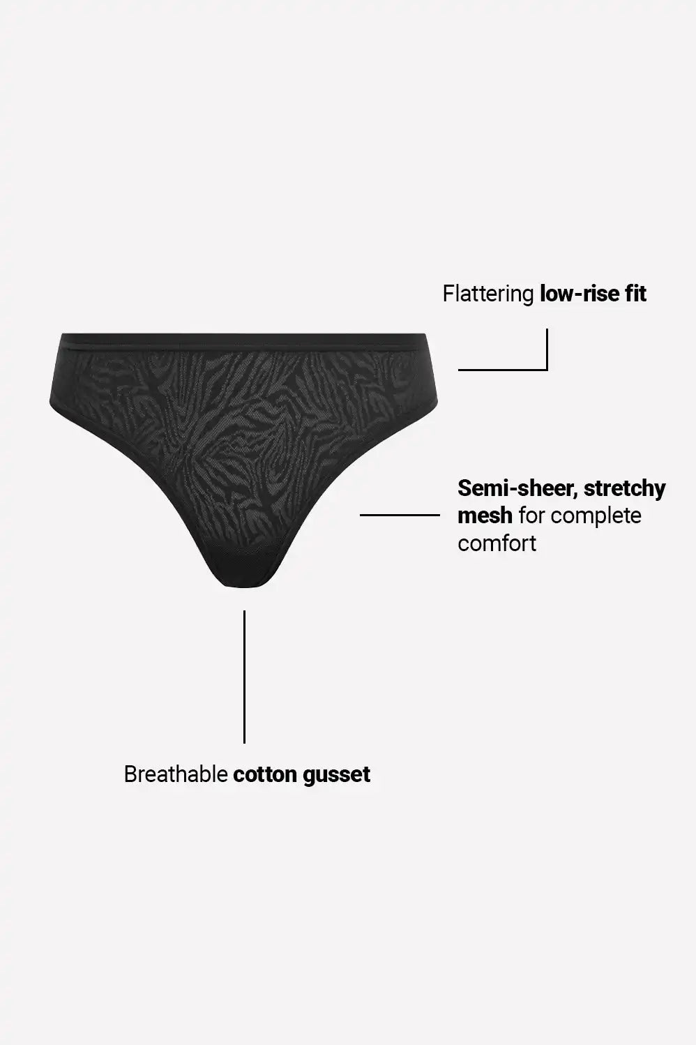 Hot Mesh Thong
