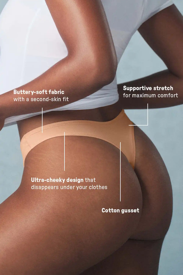 Stretchy Fit Dipped Thong