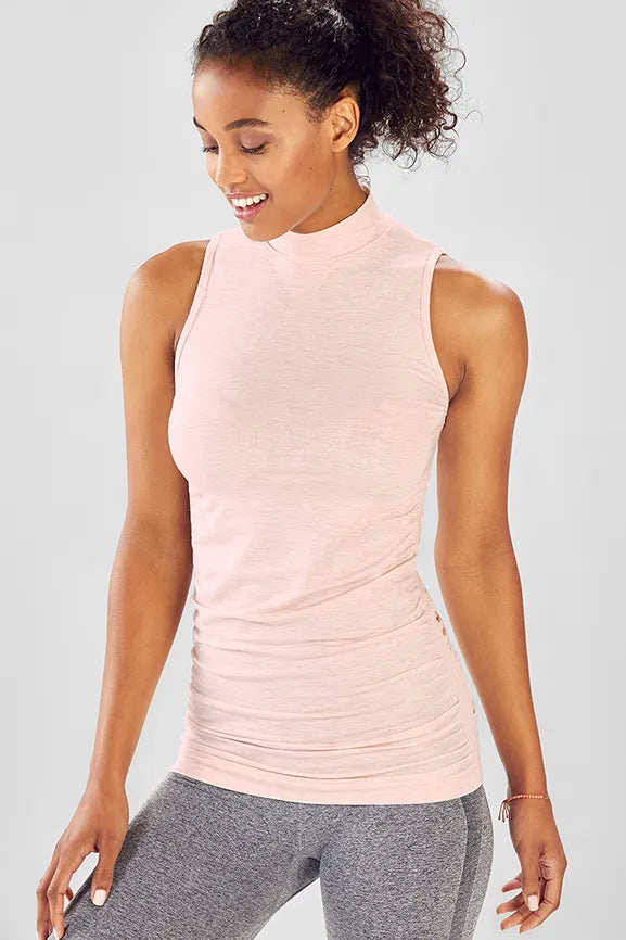 Kathie Seamless Mock Neck Tank