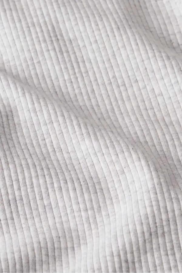 High Neck Rib Built-In Bra Tank