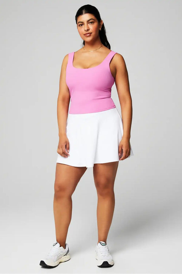 Oasis Rib Twist Built-In Bra Tank