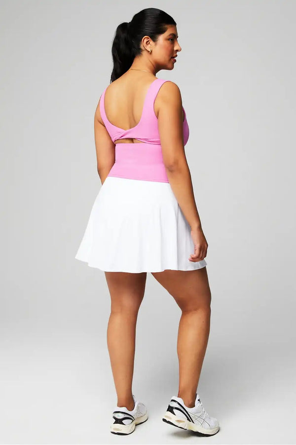 Oasis Rib Twist Built-In Bra Tank