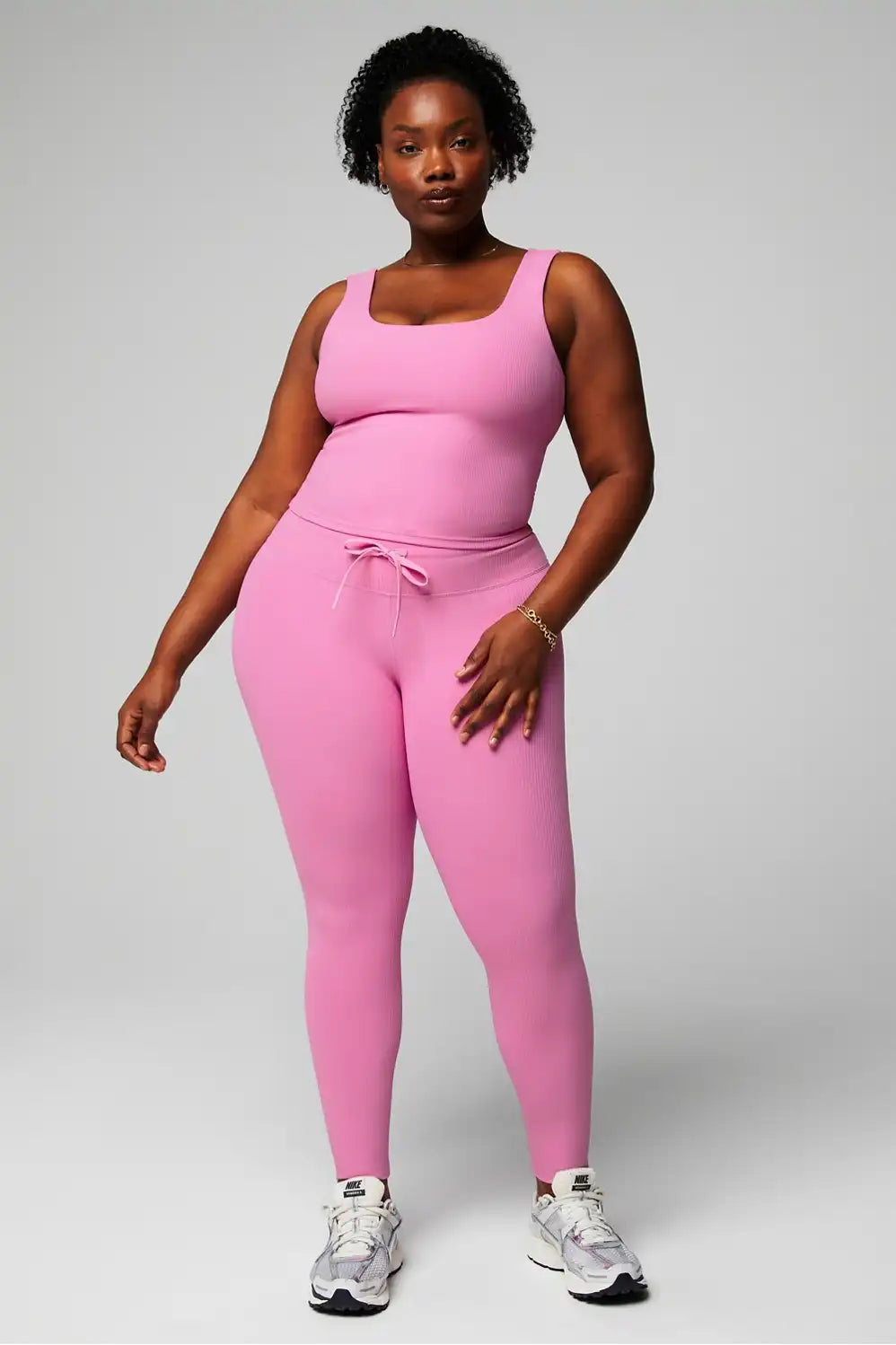 Oasis Rib Twist Built-In Bra Tank