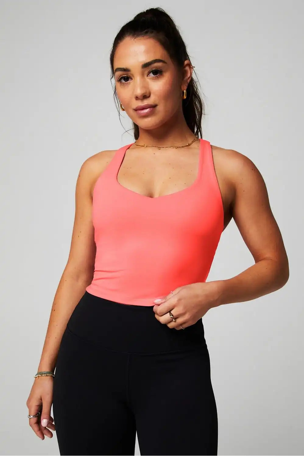 Anywhere Cropped Built-In Bra Tank